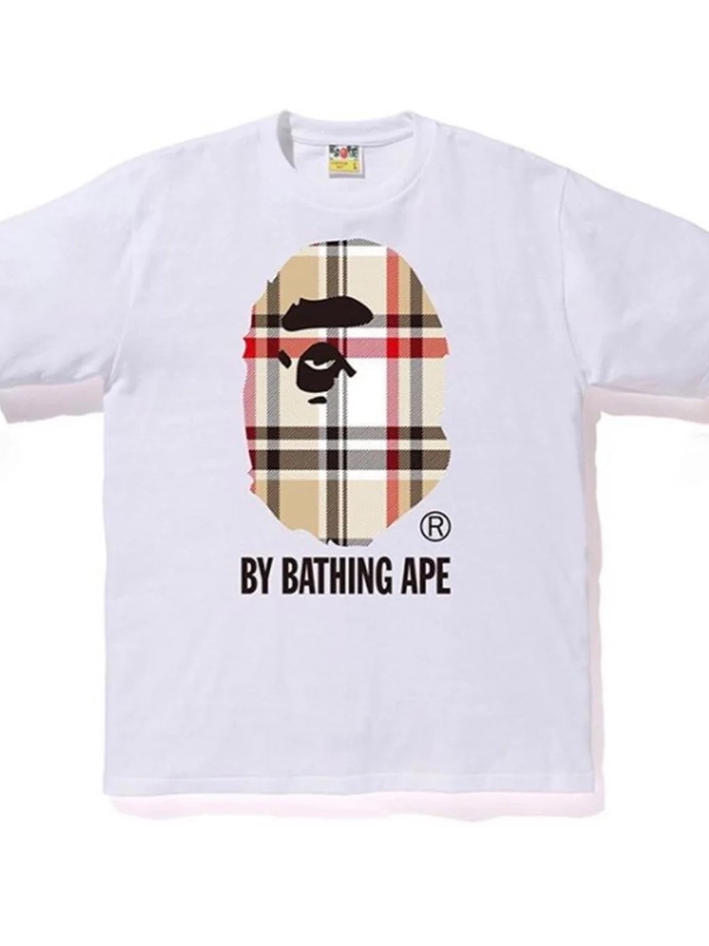 Bape x Burberry White Tee